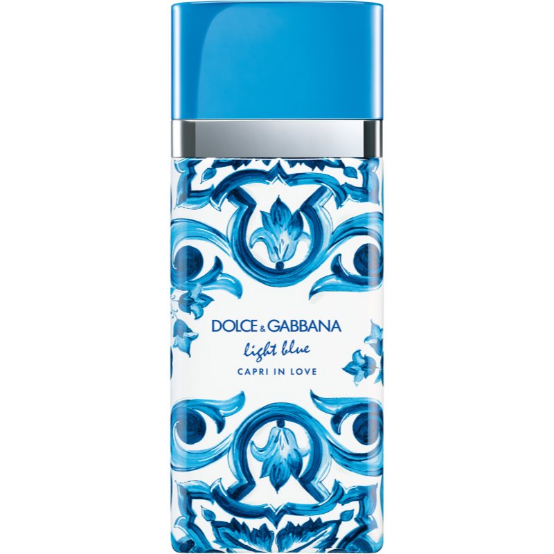 Light Blue Capri In Love Woman