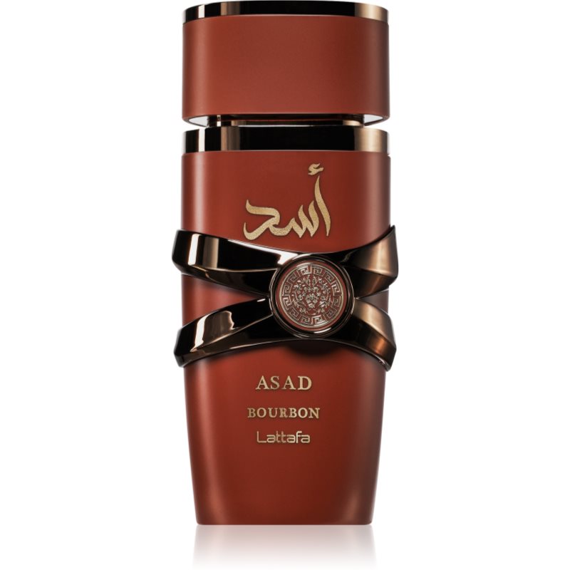 Lattafa Asad Bourbon bottle