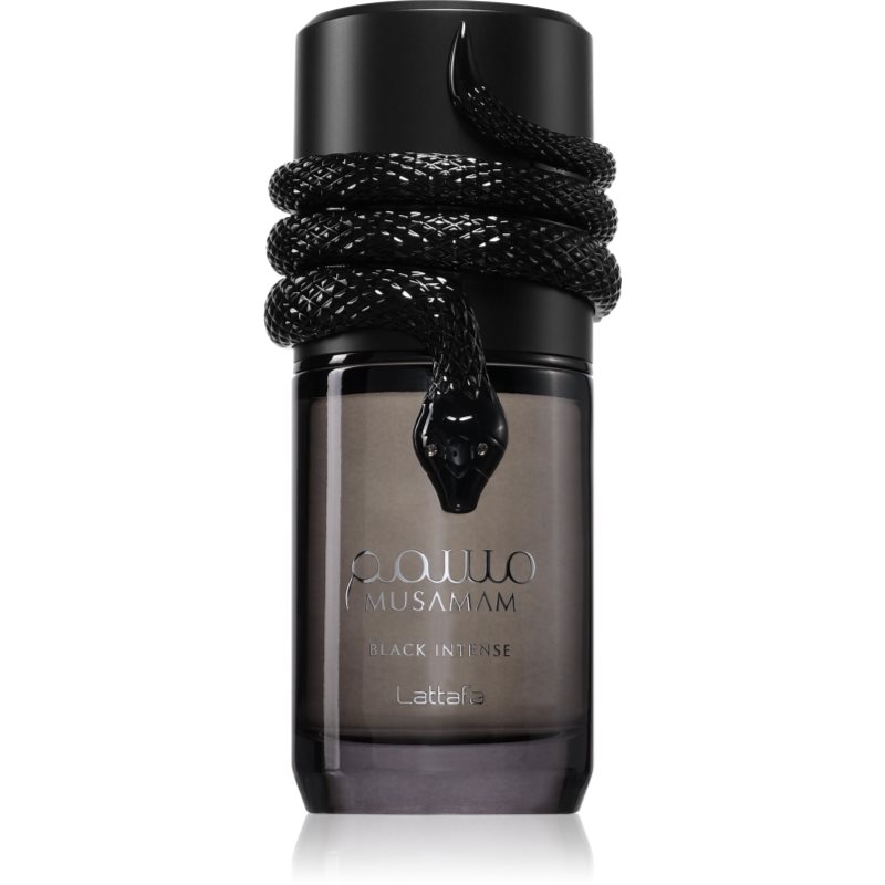 Lattafa Musamam Black Intense Man bottle